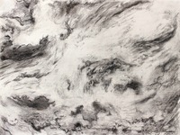 Sin título, 2021. Carbonilla sobre papel 47 x 62 cm.